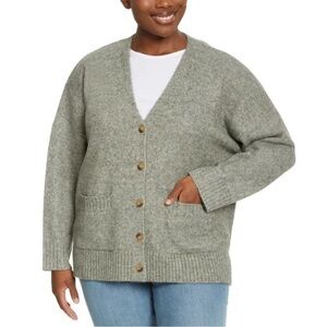 Ella Moss Ladies' Button Front Cardigan XXLarge Green Brand New